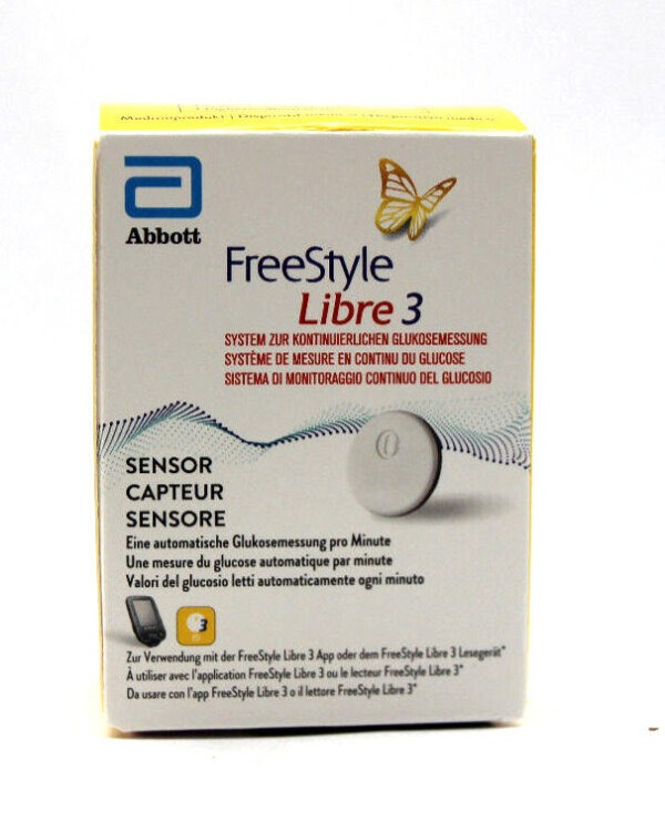 Abbott Freestyle Libre-3 sensors Glucose Monitor